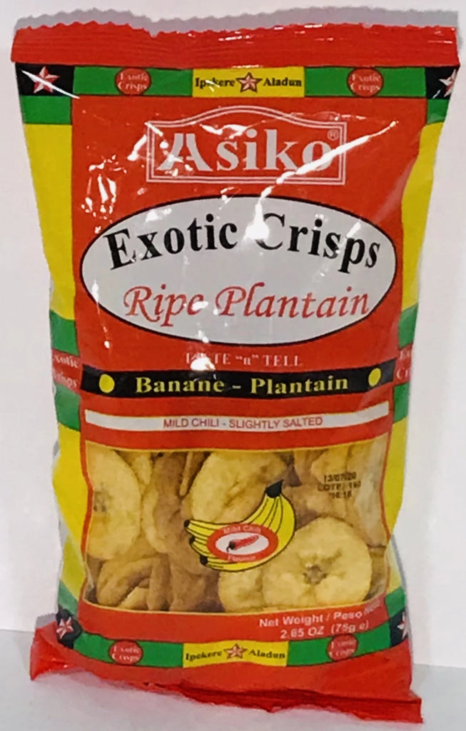 Asiko Plantain Chips (Mild Chilli Slightly Salted)