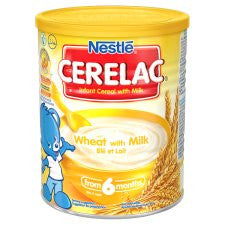 Nestle Cerelac 6Mths Wheat&Milk Cereal 400G