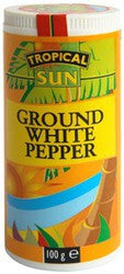 Tropical Sun Ground White Pepper 100g