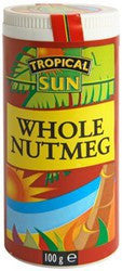 Tropical Sun Whole Nutmeg 100g
